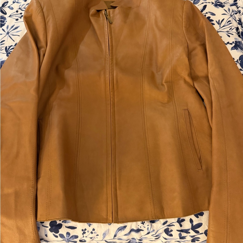 Cole Haan Brown Leather Jacket
